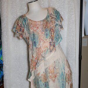 Reba dress long length size medium embellished very pretty